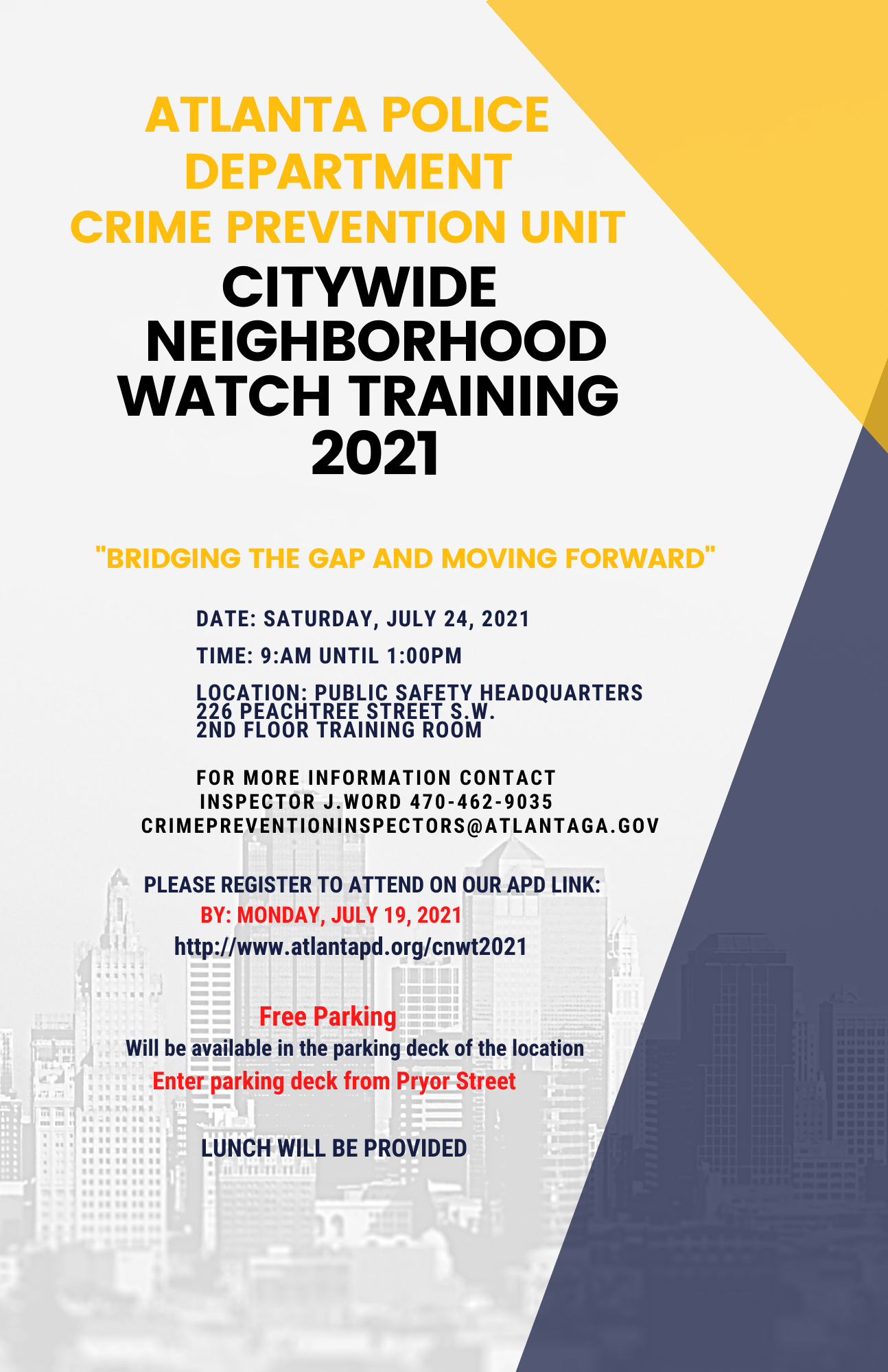 Citywide Neighborhood Watch Training 2021  (1)