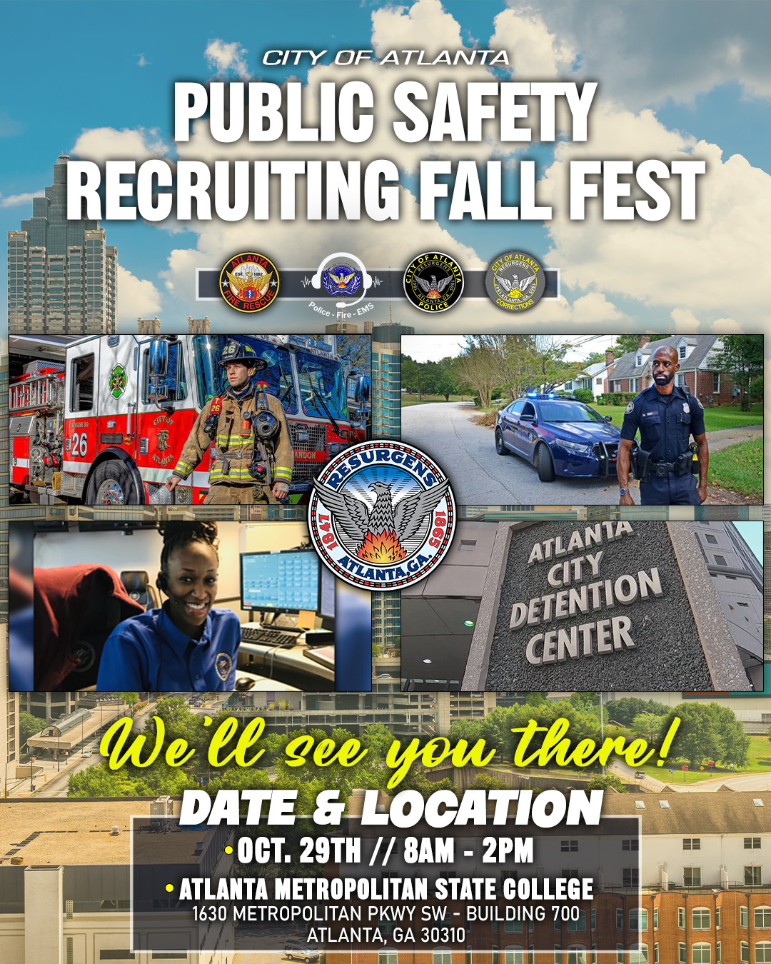 Public Safety Recruiting Fall Fest Flyer