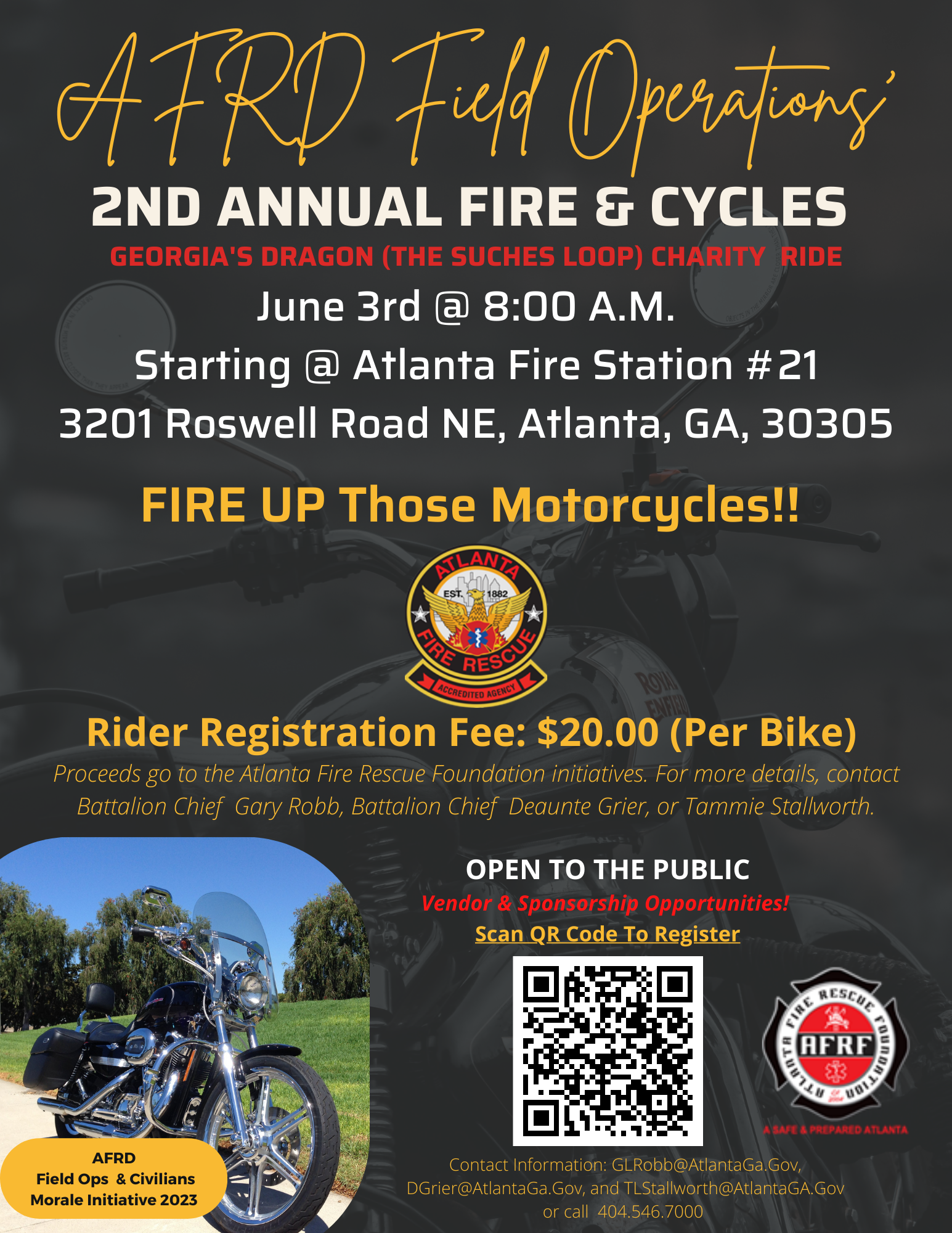 AFRD Field Ops 2023 Fire Cycles Ride 2